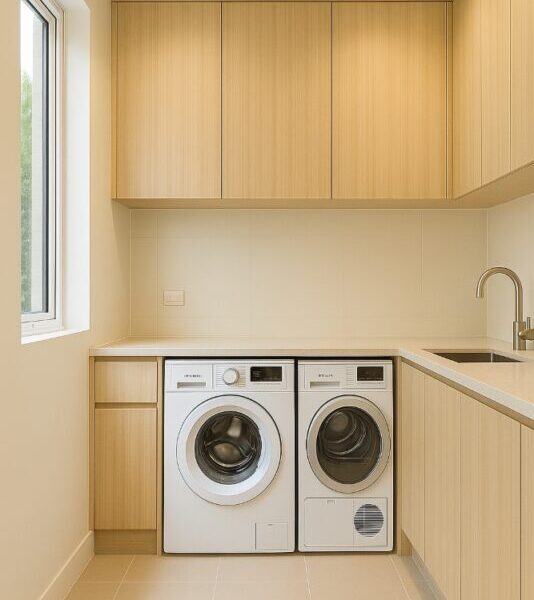 Eco-friendly laundry renovation Canberra with energy-efficient