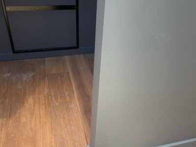 Final painted wall after repair in Red Hill, Canberra